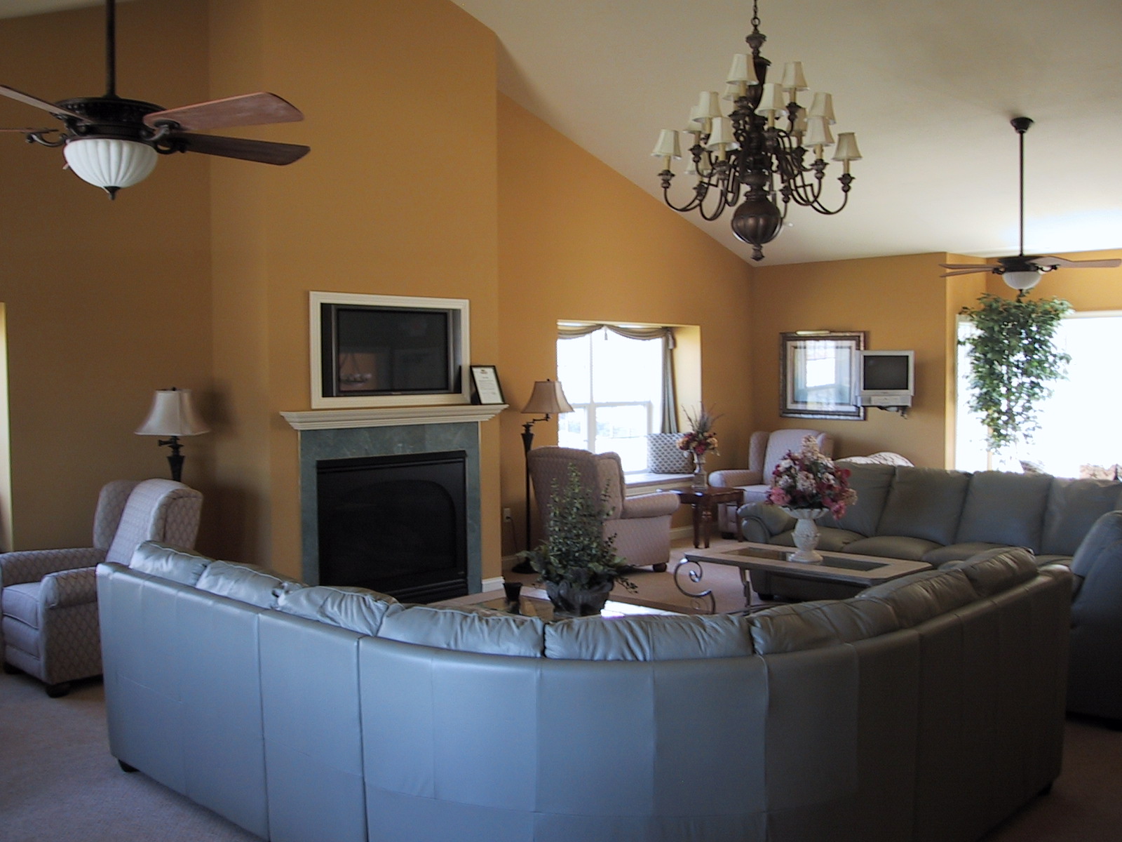 A view of our theater and gathering area