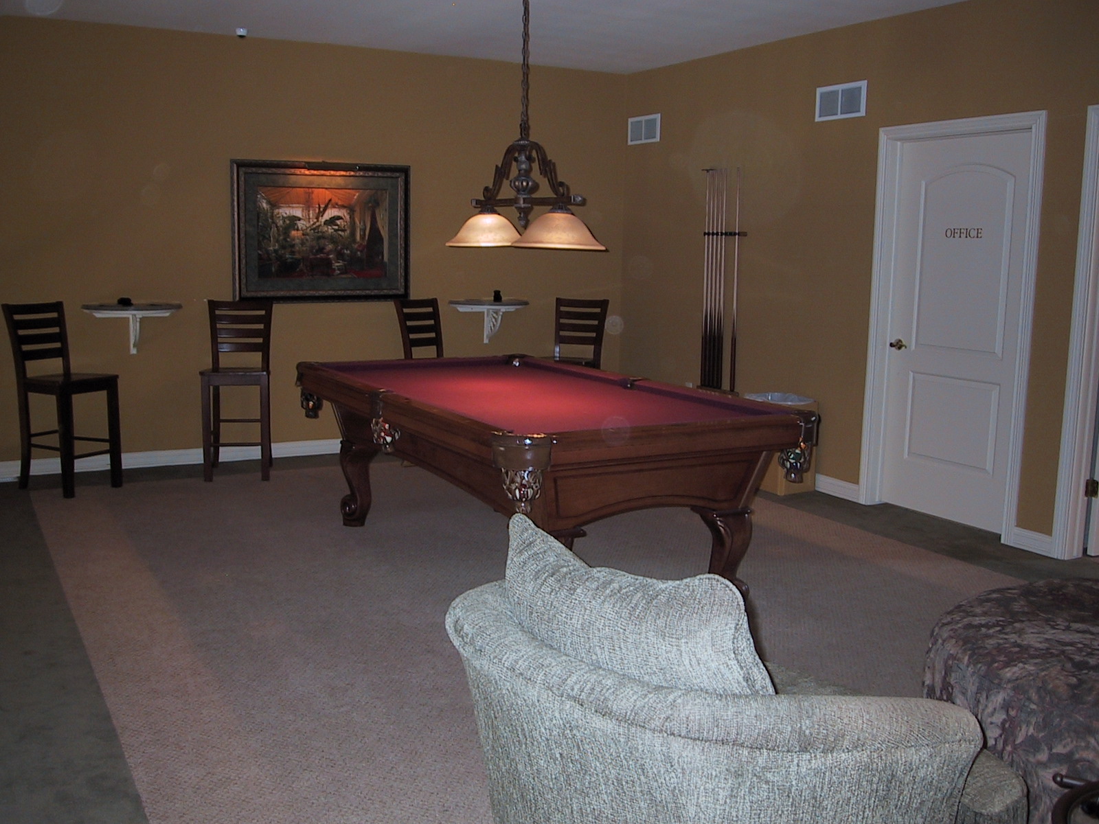Billiards area