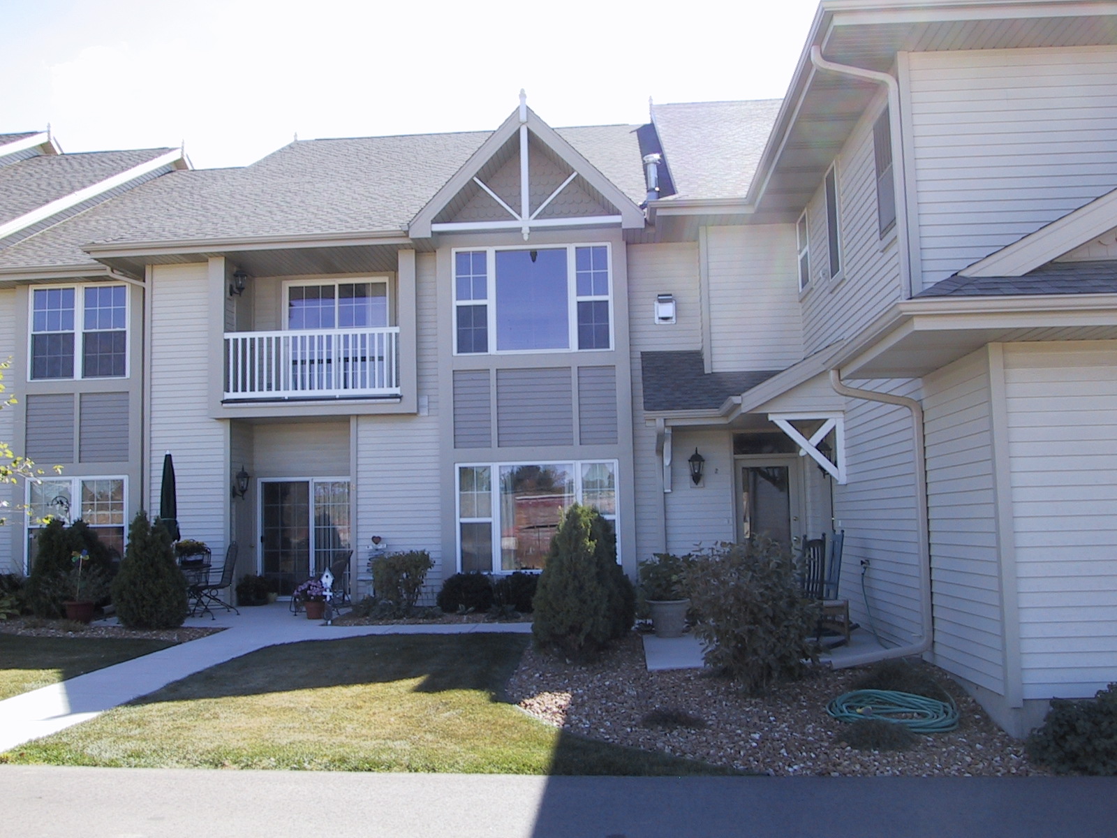 Each unit has it's own private entry and beautiful landscaping